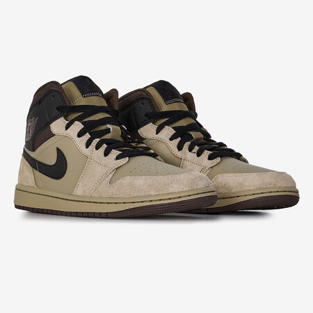 JORDAN air jordan 1 AIR JORDAN 1 MID BEIGE/MARRÓN HOMBRE