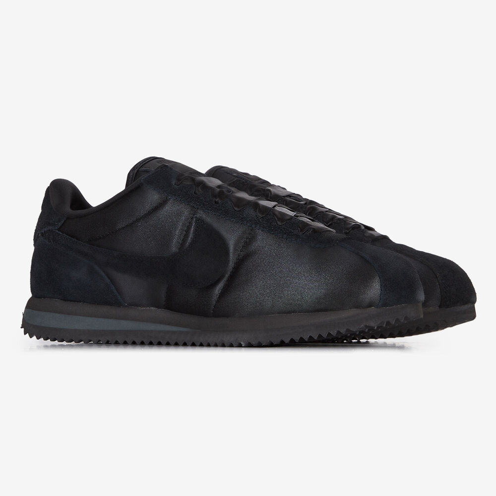 NIKE CORTEZ SATIN NEGRO CORDONES MUJER - Main Image