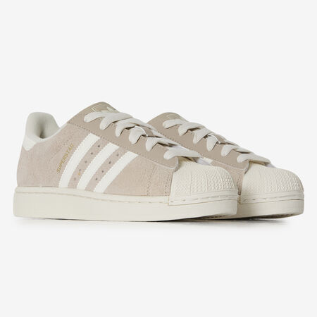 ADIDAS ORIGINALS superstar SUPERSTAR II SUEDE BEIGE/BLANCO MUJER