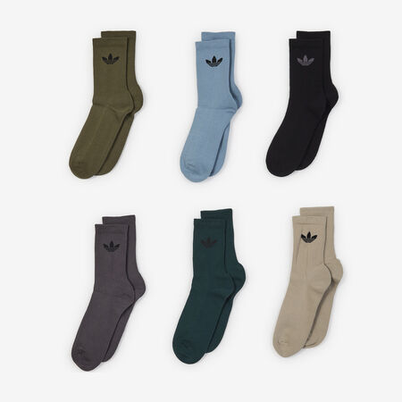 ADIDAS ORIGINALS CHAUSSETTES X6 CREW CUSHION MULTICOLOR MIXTO