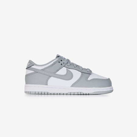 NIKE dunk DUNK LOW GRIS/BLANCO INFANTIL