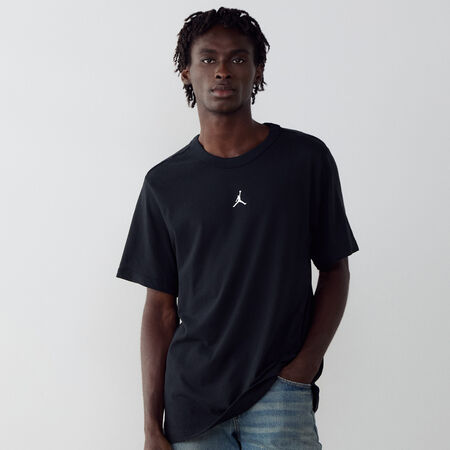 TEE SHIRT CENTERED LOGO : NEGRO/BLANCO