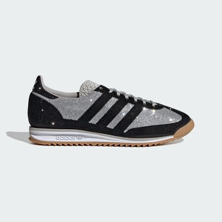 ADIDAS ORIGINALS sl 72 SL 72 OG RHINESTONES PLATEADO/NEGRO MUJER