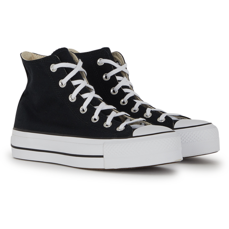 CONVERSE chuck taylor all star CHUCK TAYLOR ALL STAR LIFT HI NOIR/BLANC MUJER