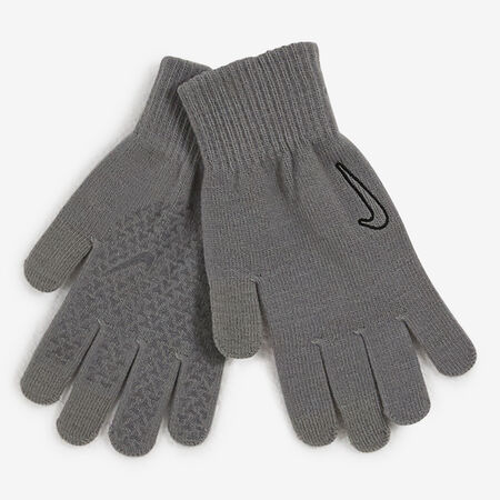 NIKE GLOVES KNIT TECH AND GRIP 2.0 GRIS/NEGRO MIXTO