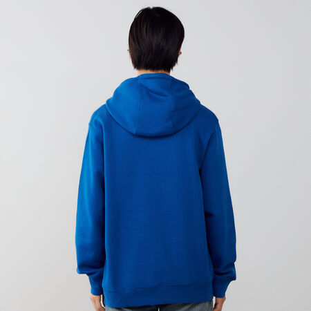 NIKE HOODIE CLUB SMALL LOGO AZUL/BLANCO HOMBRE