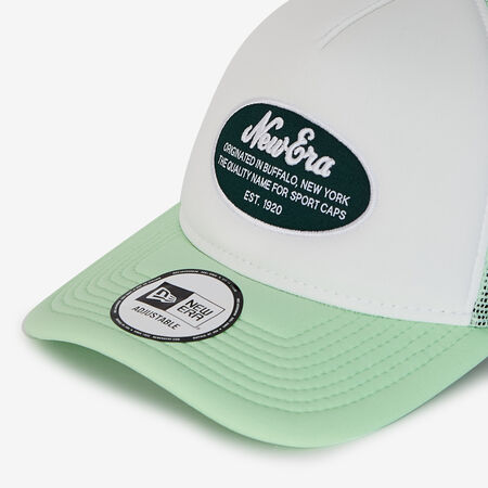 NEW ERA TRUCKER NE OVAL FOAM PATCH BLANCO HOMBRE