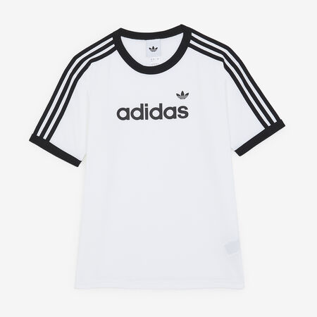 ADIDAS ORIGINALS TEE SHIRT LINEAR BLANCO/NEGRO MUJER