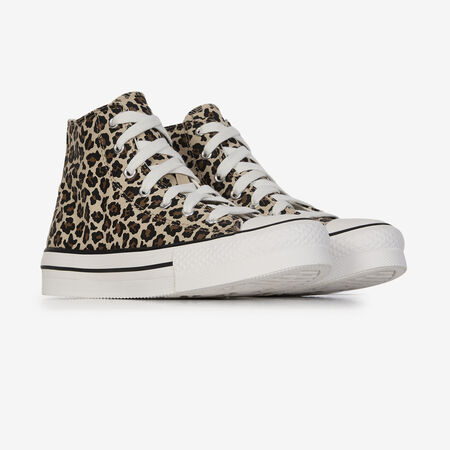CONVERSE CHUCK TAYLOR ALL STAR EVA LIFT HI LEOPAR BEIGE/MARRÓN JUNIOR