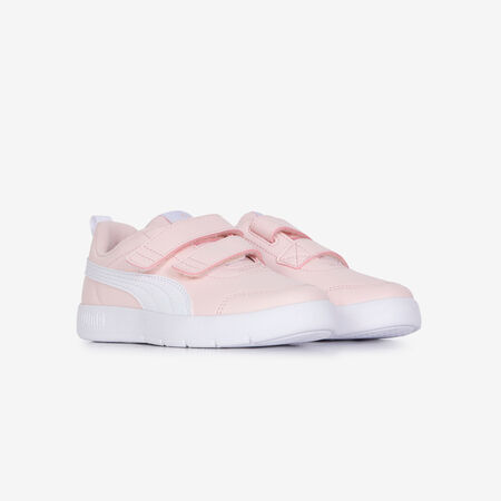 PUMA COURTFLEX V3 CF ROSA/BLANCO INFANTIL