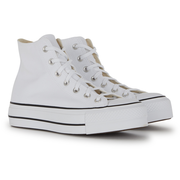Converse blanche shop haute courir