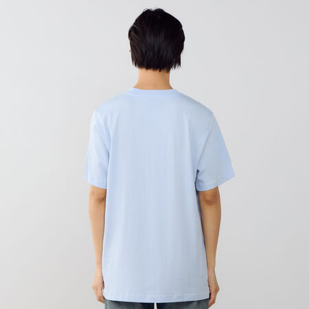 NEW BALANCE TEE SHIRT OVAL LOGO AZUL HOMBRE