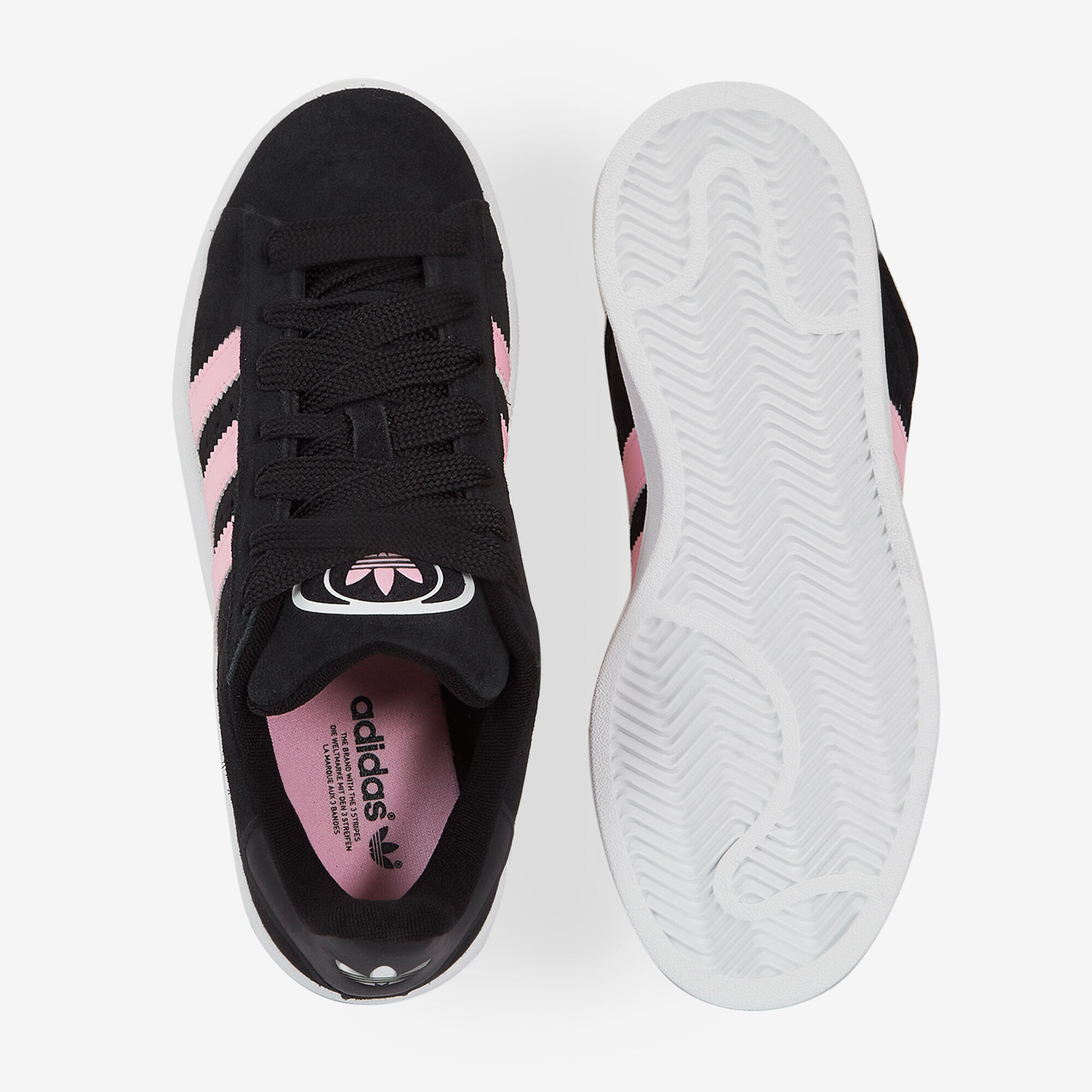 Adidas negras y rosas shop
