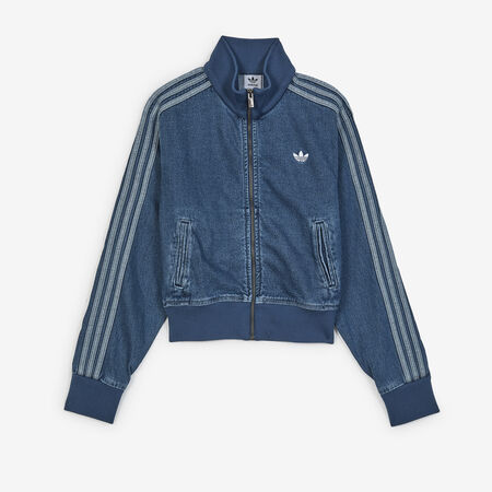 ADIDAS ORIGINALS JACKET FZ ADICOLOR DENIM AZUL/BLANCO MUJER