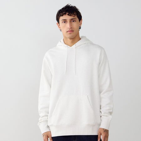 NIKE HOODIE CLUB SMALL LOGO GRIS/BLANCO HOMBRE
