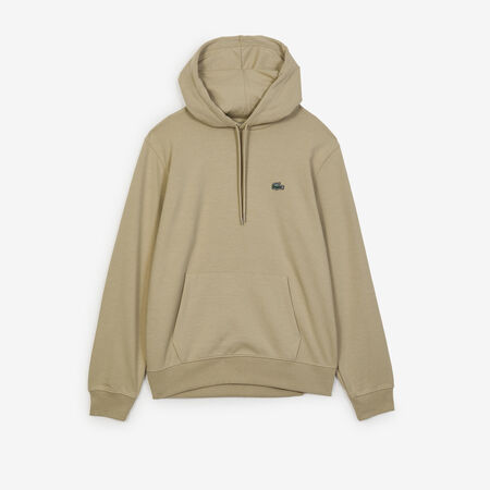 LACOSTE HOODIE CLASSIC LOGO SL BEIGE/VERDE HOMBRE