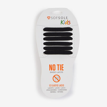 SOFSOLE LACETS ELASTIQUES KIDS X12 NEGRO MIXTO