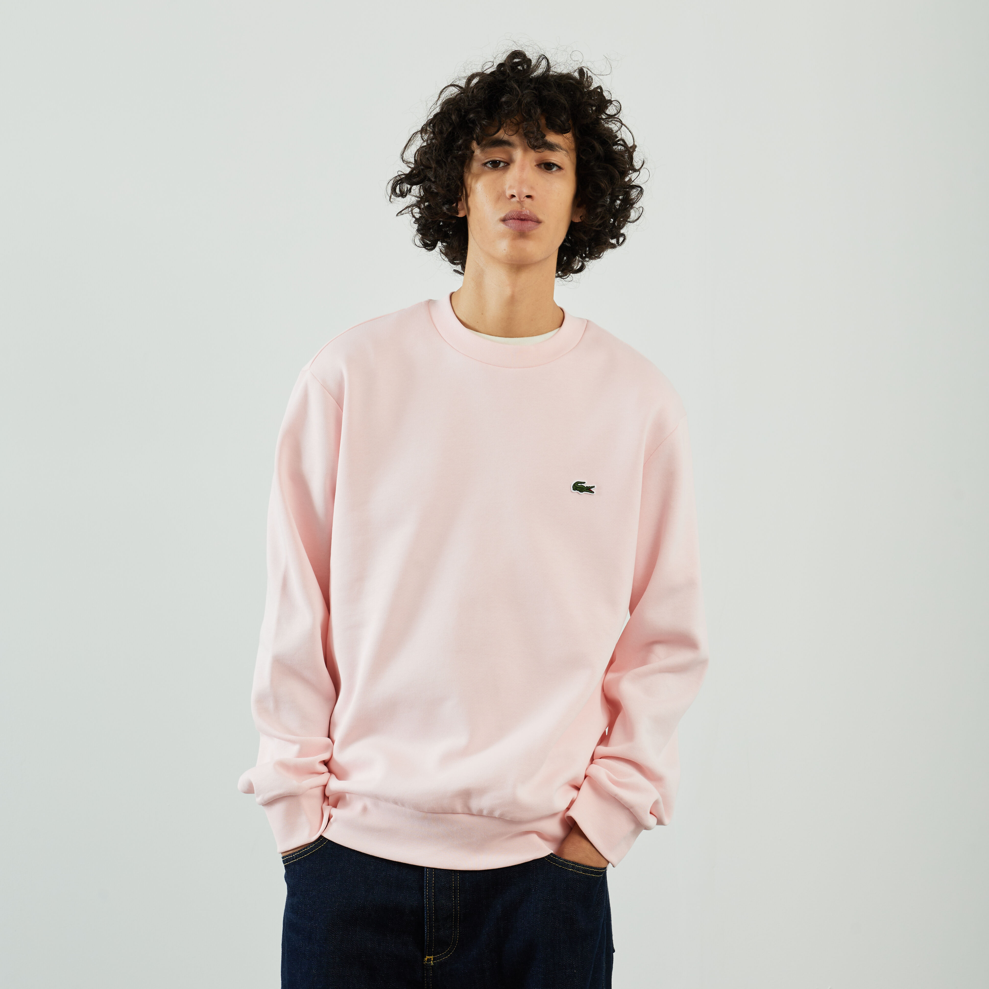 Sudadera lacoste rosa hombre sales