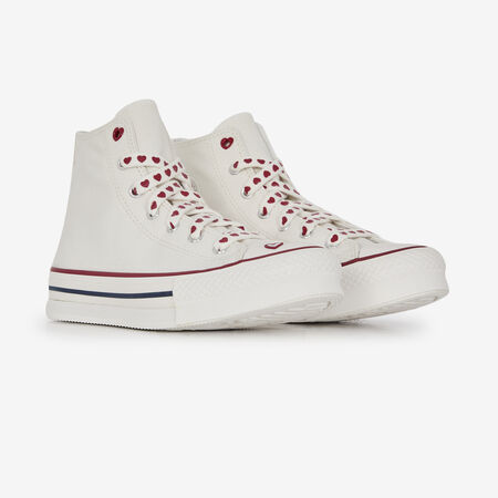 CONVERSE chuck taylor all star CHUCK TAYLOR EVA LIFT HI VALENTINE BLANCO/ROJO JUNIOR