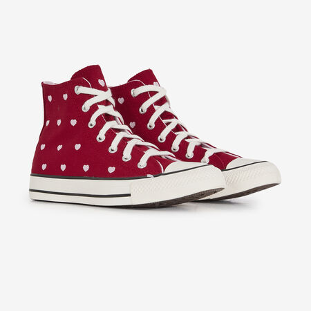CONVERSE chuck taylor all star CHUCK TAYLOR ALL STAR HI VALENTINES ROJO/ROSA JUNIOR
