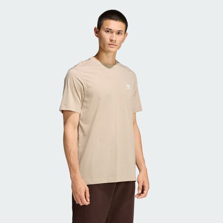 ADIDAS ORIGINALS TEE SHIRT ESSENTIAL BEIGE HOMBRE