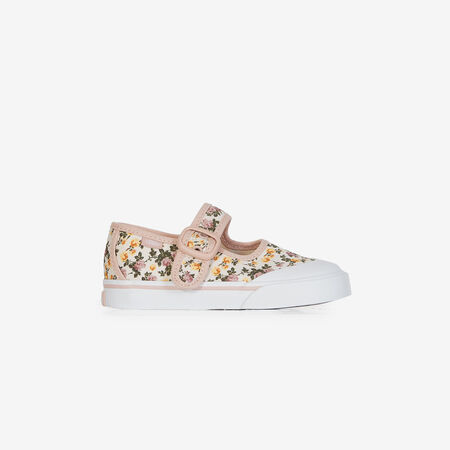 VANS MARY JANE FLORAL BEIGE/ROSA BEBÉ