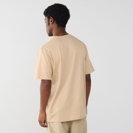 ADIDAS ORIGINALS TEE SHIRT TREFOIL ADICOLOR BEIGE/BLANCO HOMBRE