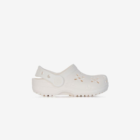 CROCS CLASSIC CLOG FLORAL BEIGE BEBÉ