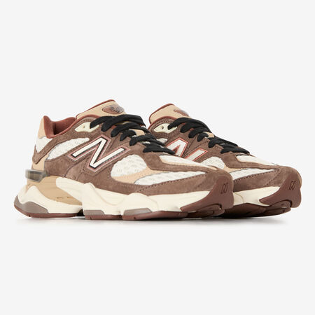 NEW BALANCE 9060 9060 MARR&Oacute;N/BEIGE MUJER