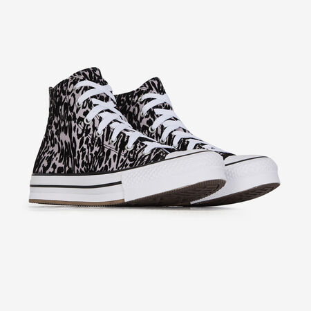 CONVERSE CHUCK TAYLOR ALL STAR LIFT HI LEO GRIS/NEGRO JUNIOR