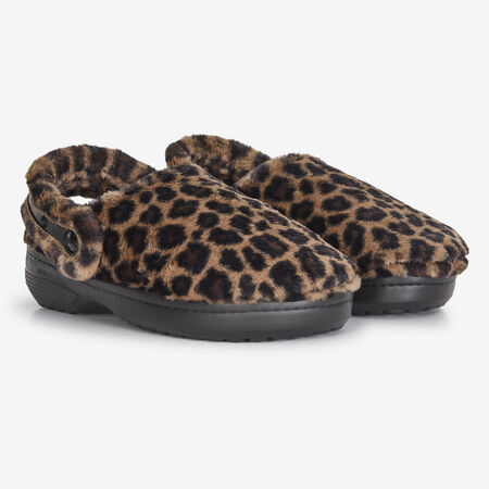 CROCS UNFURGETTABLE CLOG LEOPARD BEIGE/MARRÓN MUJER