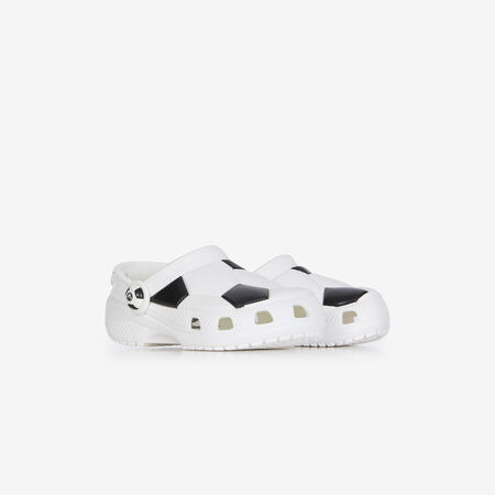 CROCS CLASSIC CLOG FOOTBALL BLANCO/NEGRO BEBÉ