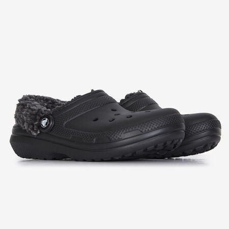 CROCS FLEECE LINED CLOG NEGRO MUJER