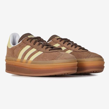 ADIDAS ORIGINALS gazelle GAZELLE BOLD MARRÓN/AMARILLO MUJER