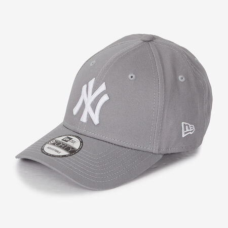 NEW ERA 9FORTY NY ESSENTIAL GRIS/BLANC HOMBRE