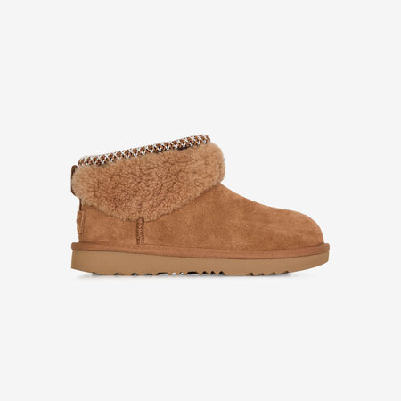 UGG classic mini CLASSIC ULTRA MINI MAXI CURLY MARRÓN INFANTIL
