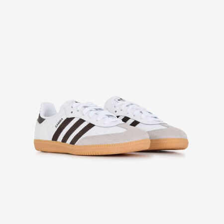 ADIDAS ORIGINALS samba SAMBA OG BLANCO/MARR&Oacute;N INFANTIL