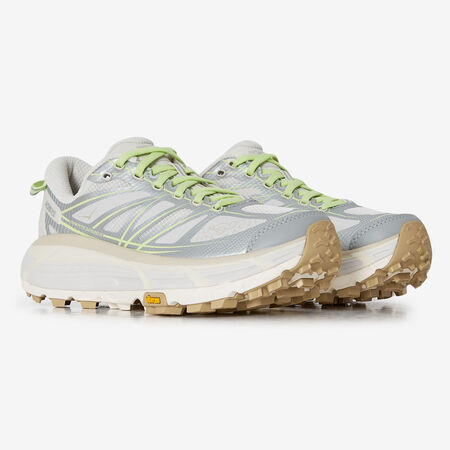 HOKA MAFATE SPEED 2 PLATEADO/VERDE MUJER