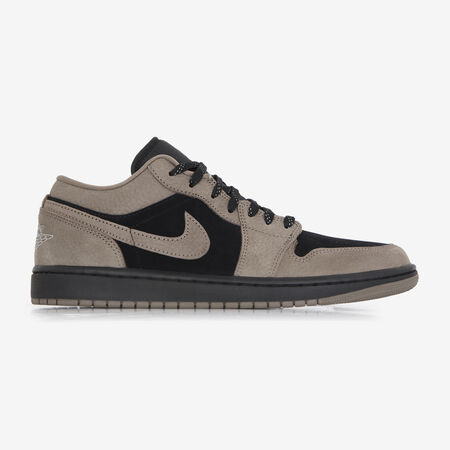 AIR JORDAN 1 LOW : NEGRO/MARR&Oacute;N