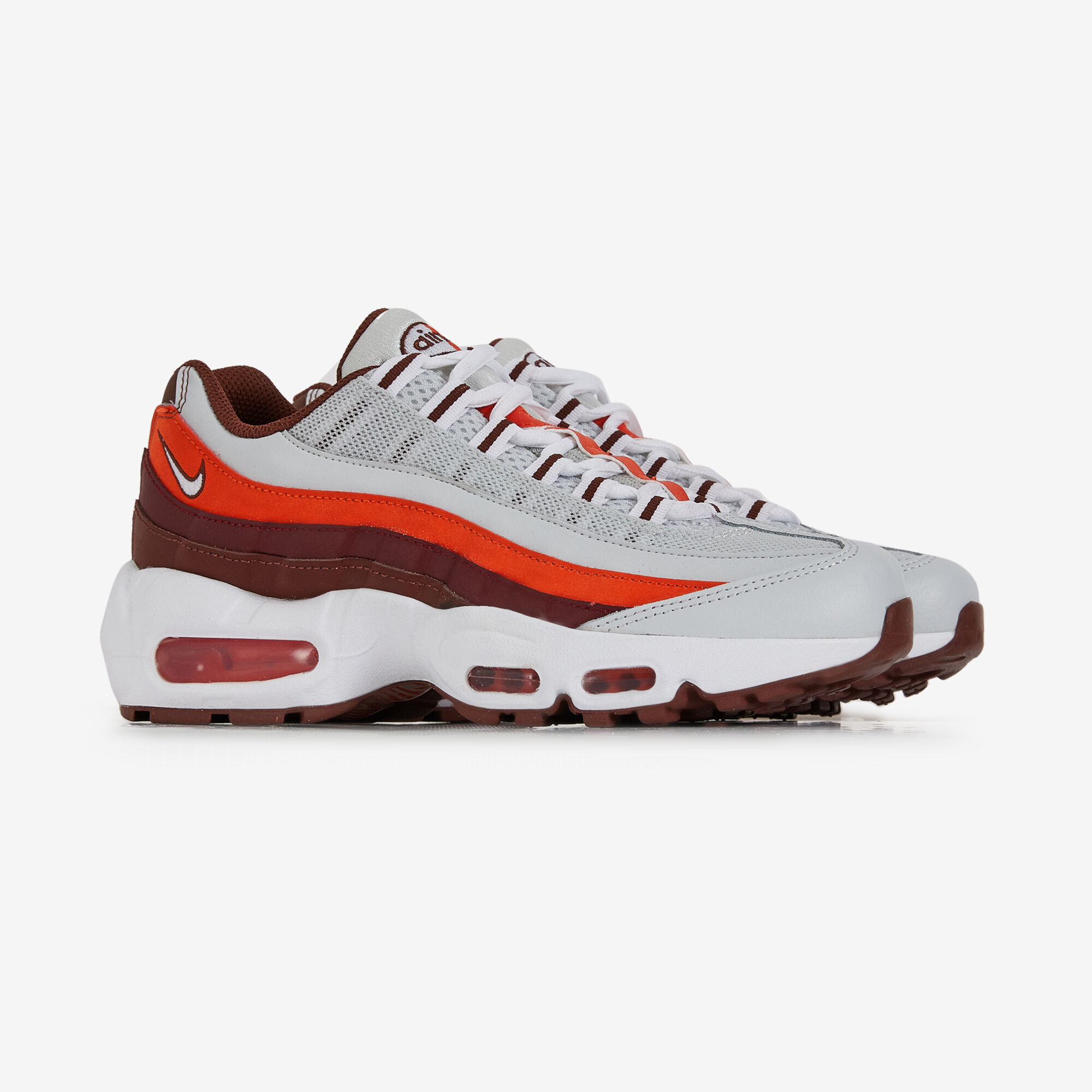 NIKE AIR MAX 95 GRIS ROJO SNEAKERS NI OS Courir.es