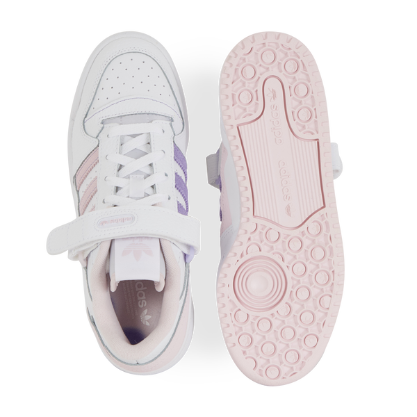 Censo nacional sensor Me sorprendió ADIDAS ORIGINALS FORUM LOW BLANCO/ROSA | Courir.es