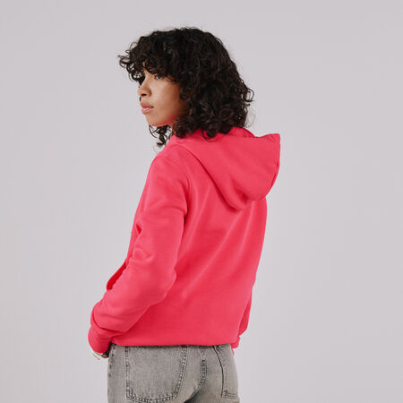 NIKE HOODIE CLUB CENTERED LOGO ROSA/BLANCO MUJER