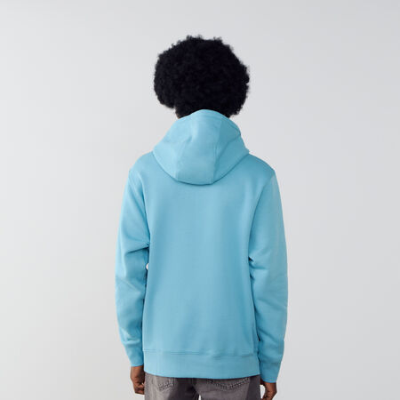 NIKE HOODIE CLUB SMALL LOGO AZUL/BLANCO HOMBRE