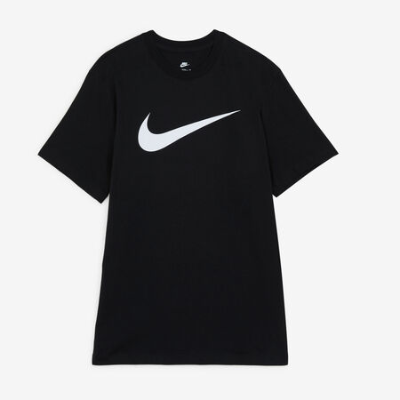 NIKE TEE SHIRT SWOOSH NEGRO/BLANCO HOMBRE