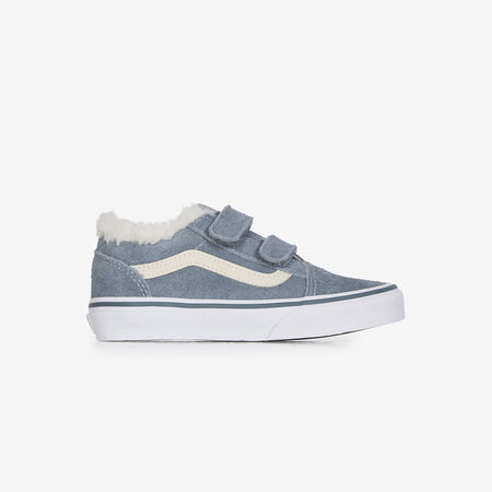 VANS old skool OLD SKOOL V SHERPA AZUL/BEIGE INFANTIL