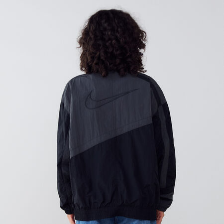 NIKE JACKET TRACKSUIT FZ WVN NEGRO/GRIS MUJER
