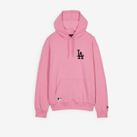 NEW ERA HOODIE LA DODGERS ROSA/NEGRO HOMBRE