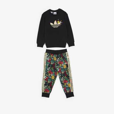 ADIDAS ORIGINALS CREW SET LIBERTY NEGRO/MULTICOLOR BEB&Eacute;
