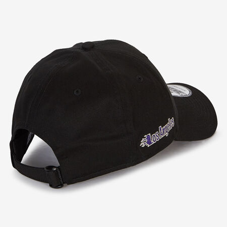 NEW ERA 9FORTY LAKERS METALLIC NEGRO/MORADO HOMBRE
