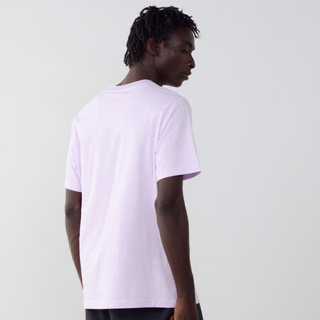 NEW BALANCE TEE SHIRT FLYING LOGO LILA HOMBRE